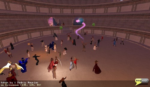 Dancing and teh Colosseum
